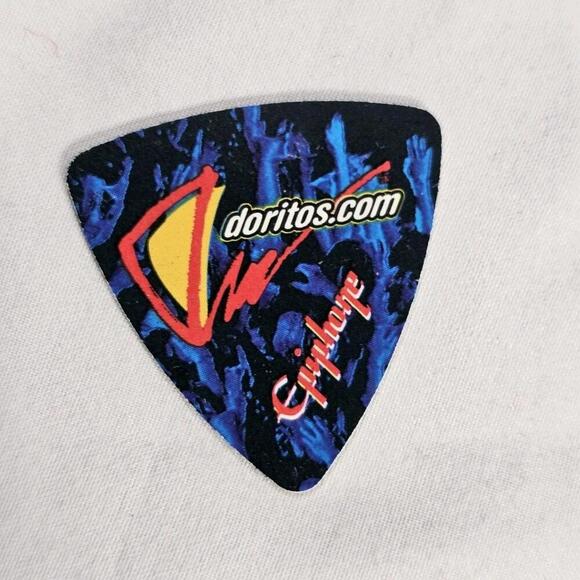 Vtg 90'S Doritos Phajja Guitar Pick Purple Collectors Epiphone Rare Retro - Picture 2 of 3